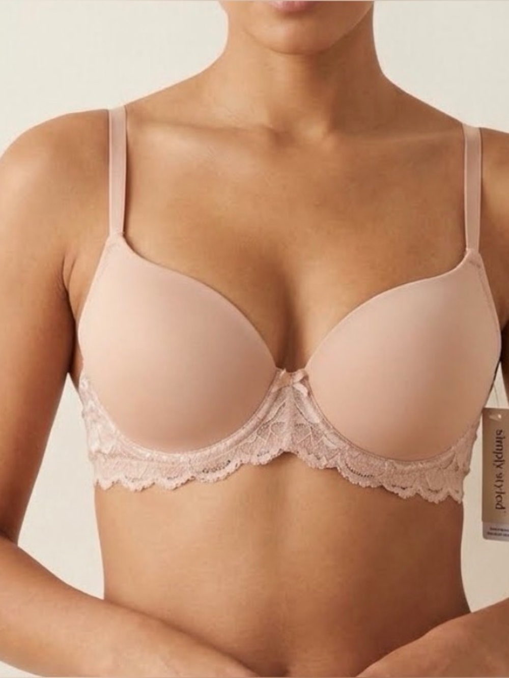 Simply Styled Women's Beige Bra